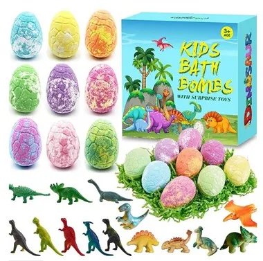 Bom mandi telur dinosaur untuk kanak -kanak