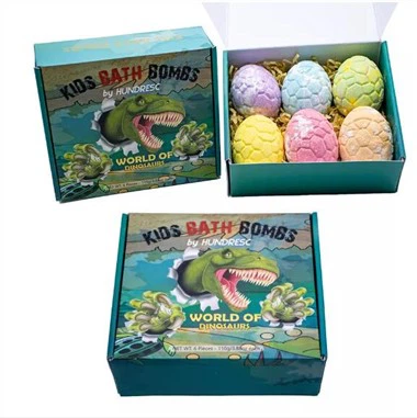 Set Hadiah Bom Mandi Telur Dinosaur