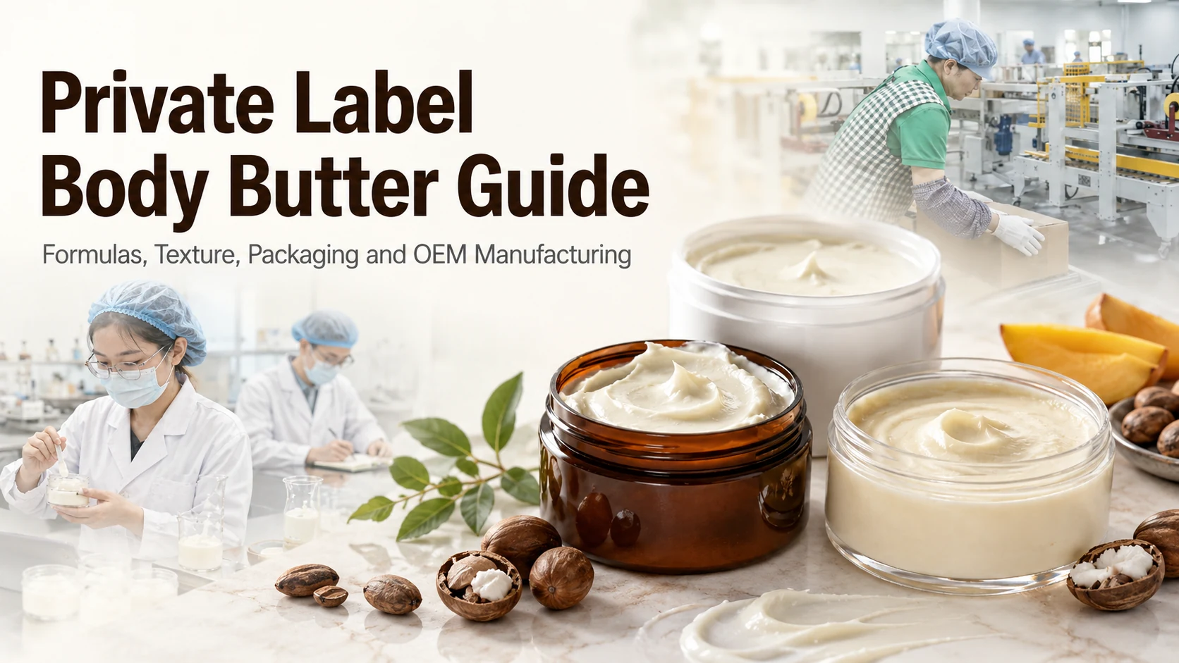 Panduan Mentega Badan Label Peribadi: Formula, Tekstur, Pembungkusan Dan Peng...